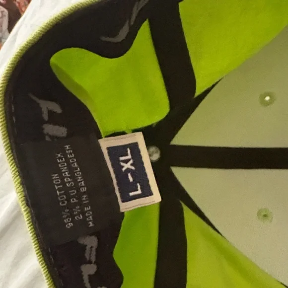 Nasty Pig Vibrant acid lime hat large - Picture 3 of 3